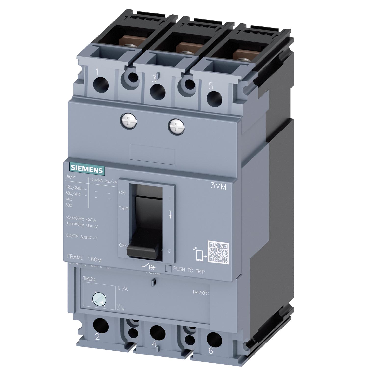 SIEMENS 3VM MCCB 