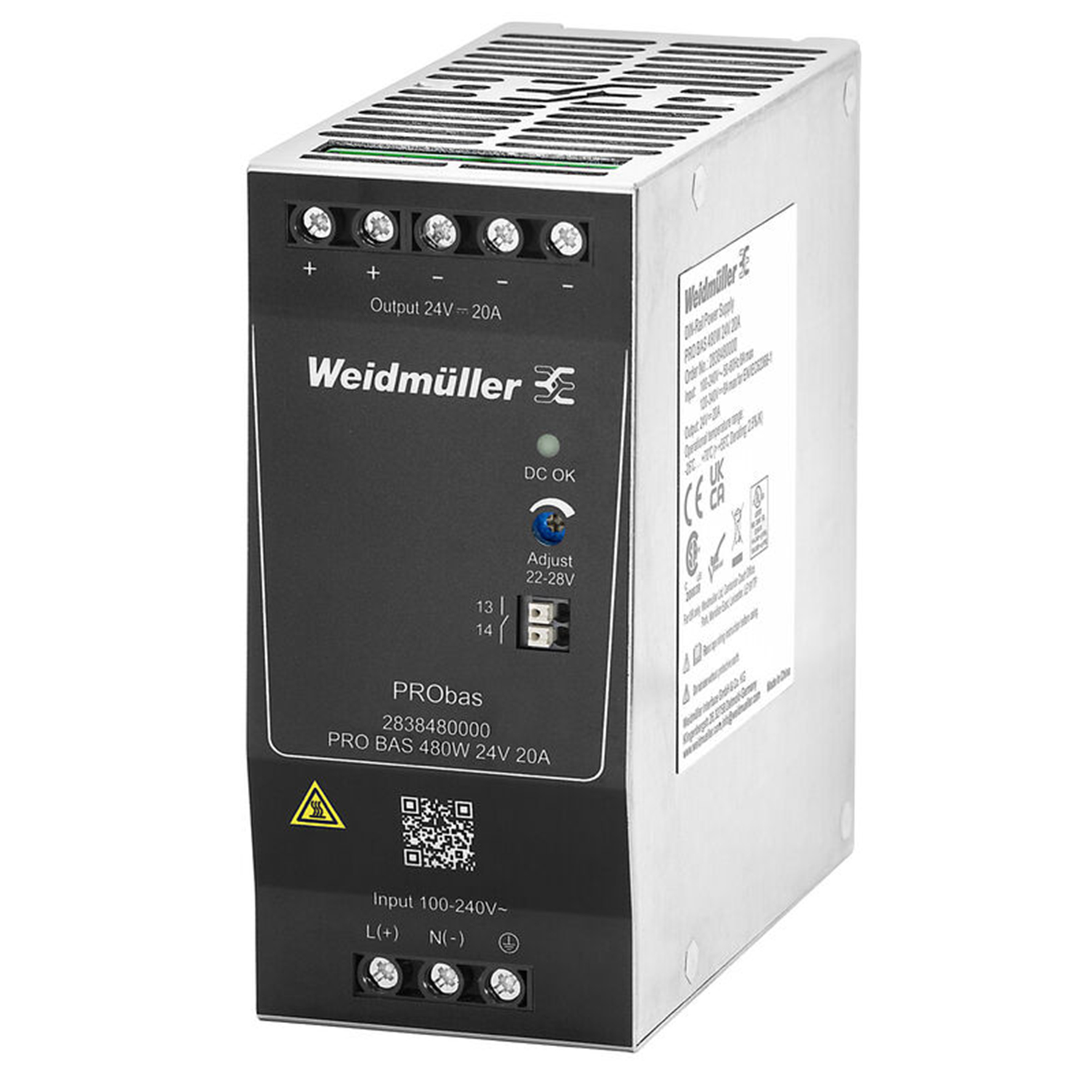 PRO BAS 480W 24V 20A